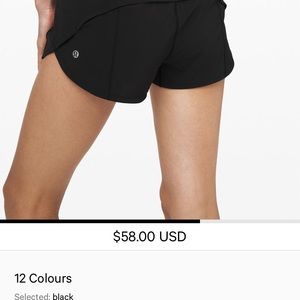 Lululemon Speed Up Shorts 2.5, Size 2 💕